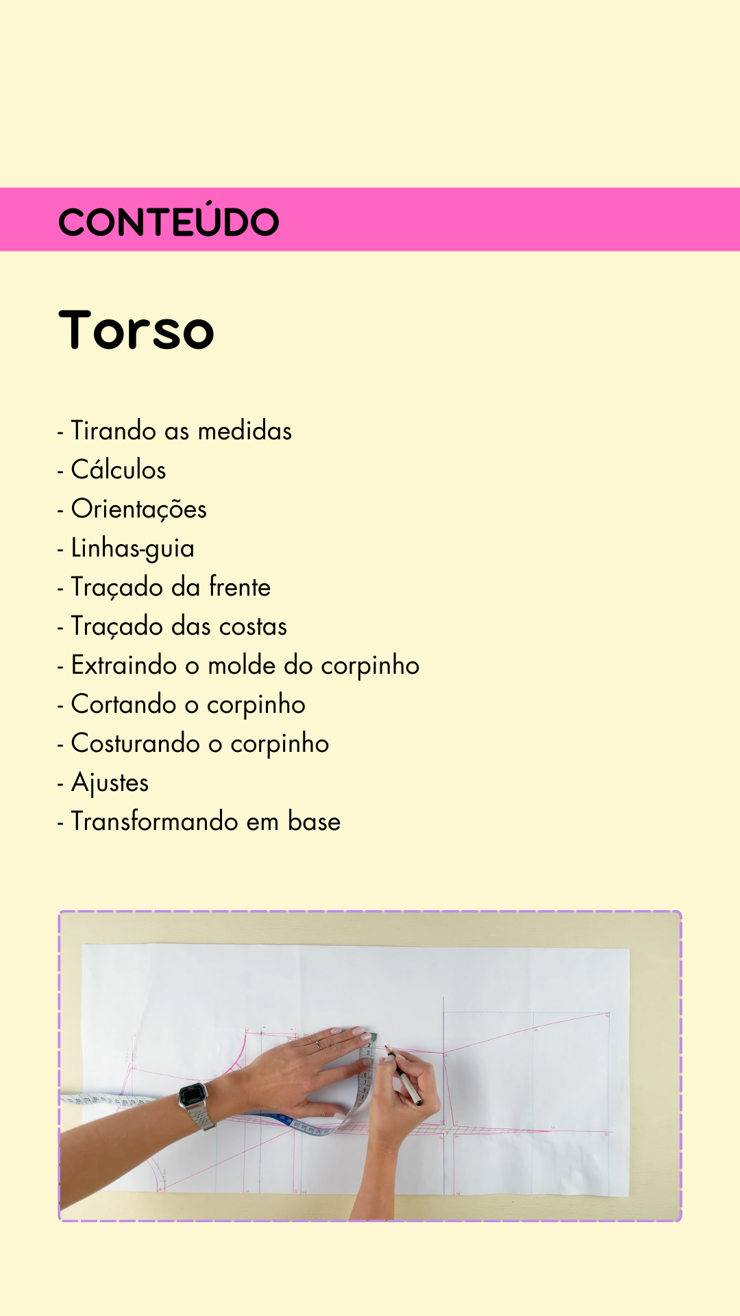 Curso online de bases sob medida