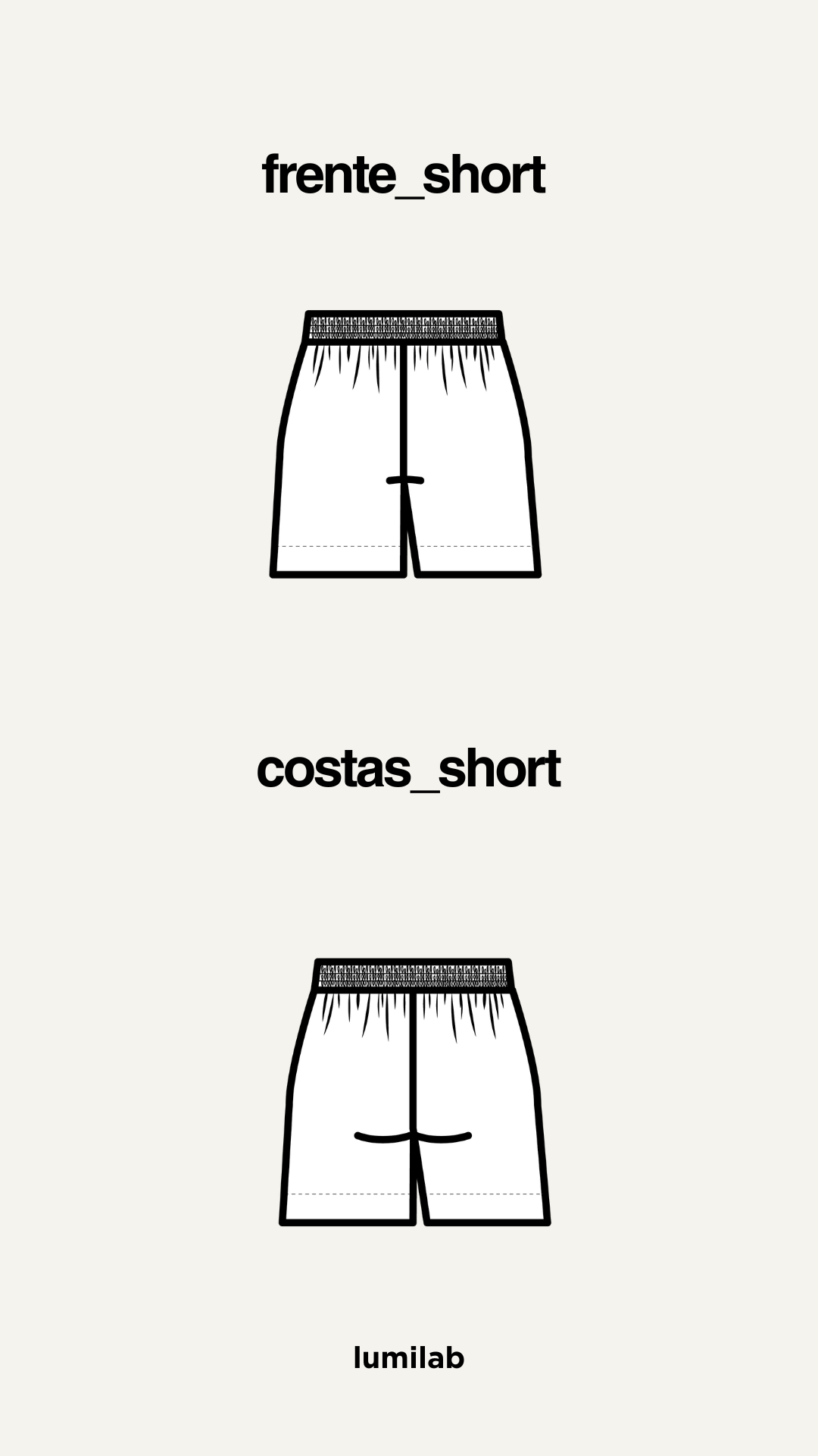 CALÇA E SHORT KAMY - molde em PDF