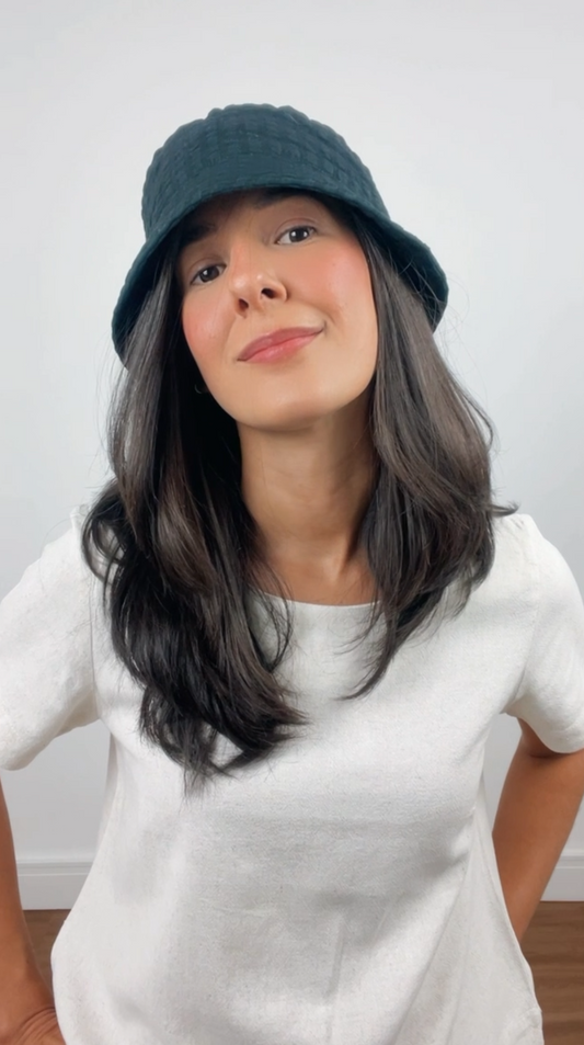 BUCKET HAT OSLO - molde PDF + aula de costura