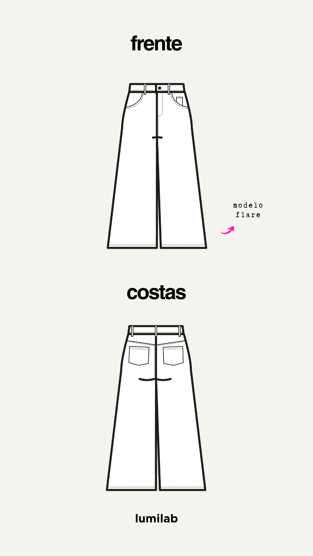 CALÇA MEL - molde em PDF + aulas de costura